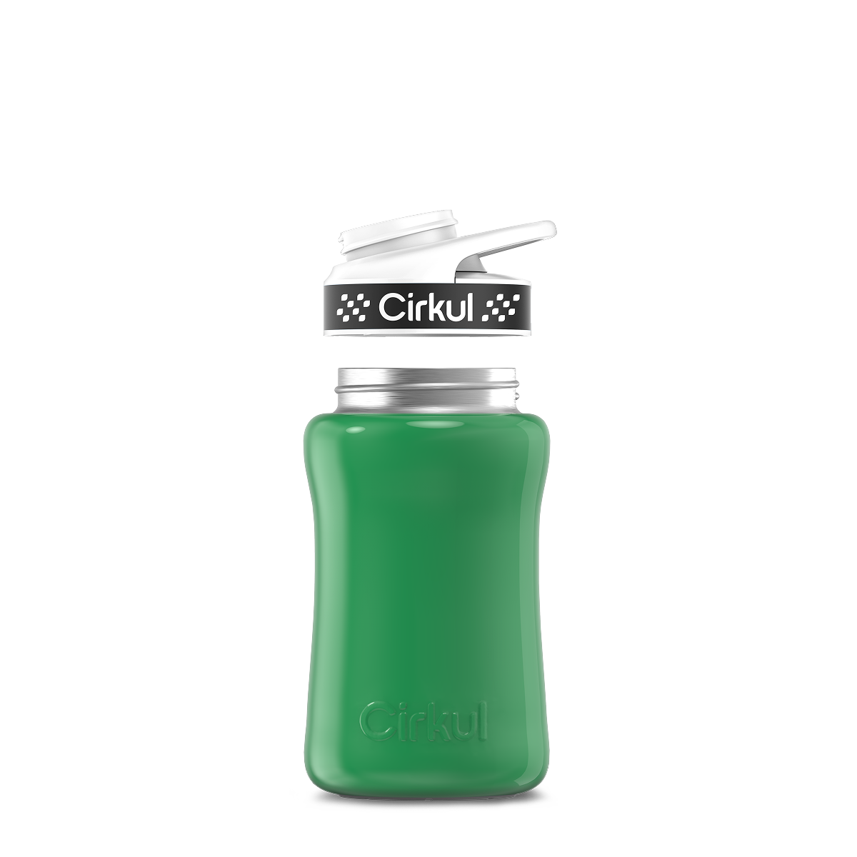 12oz. Stainless Steel Bottle & Comfort Grip Lid
