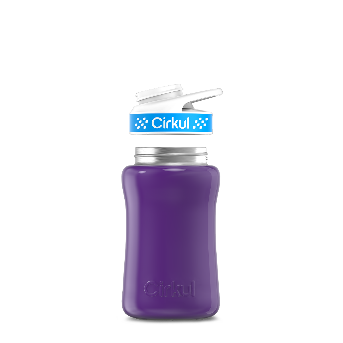 12oz. Stainless Steel Bottle & Comfort Grip Lid