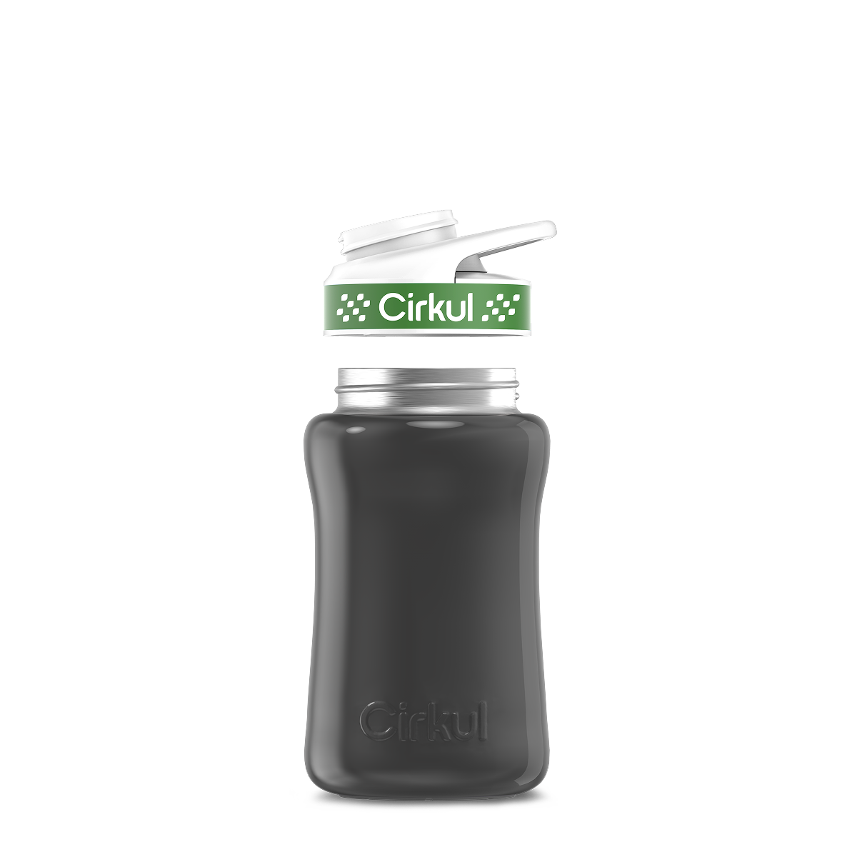 12oz. Stainless Steel Bottle & Comfort Grip Lid