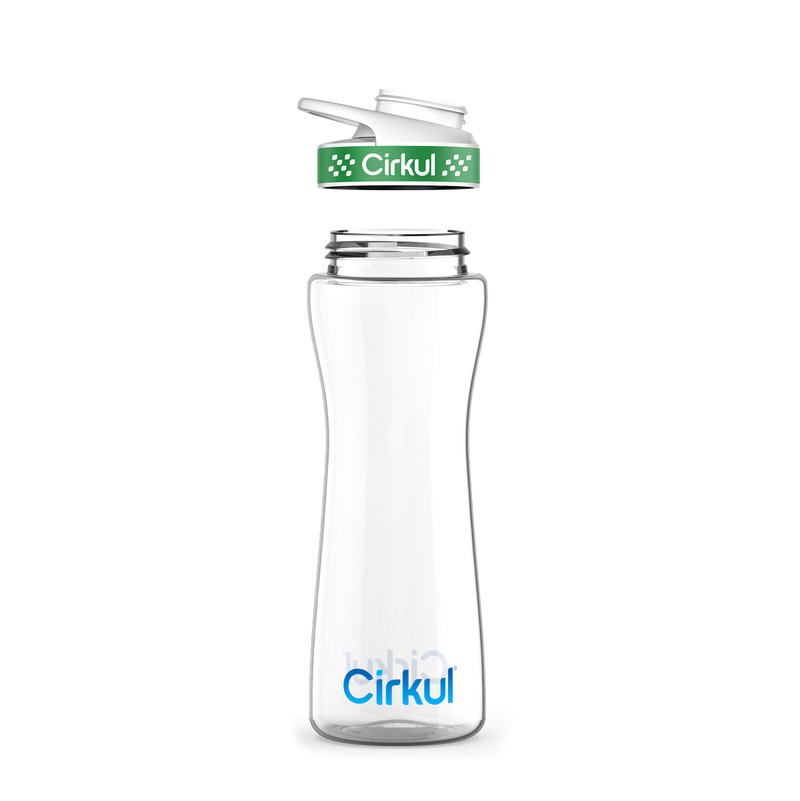 22oz. Plastic Bottle & Comfort Grip Lid