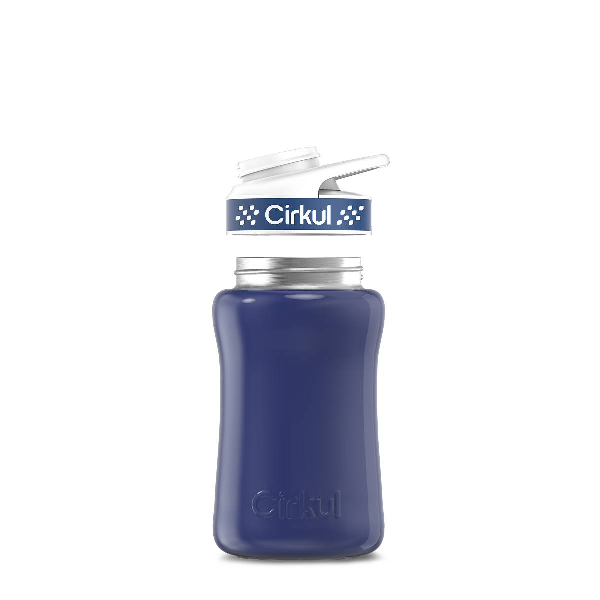 12oz. Stainless Steel Bottle & Comfort Grip Lid