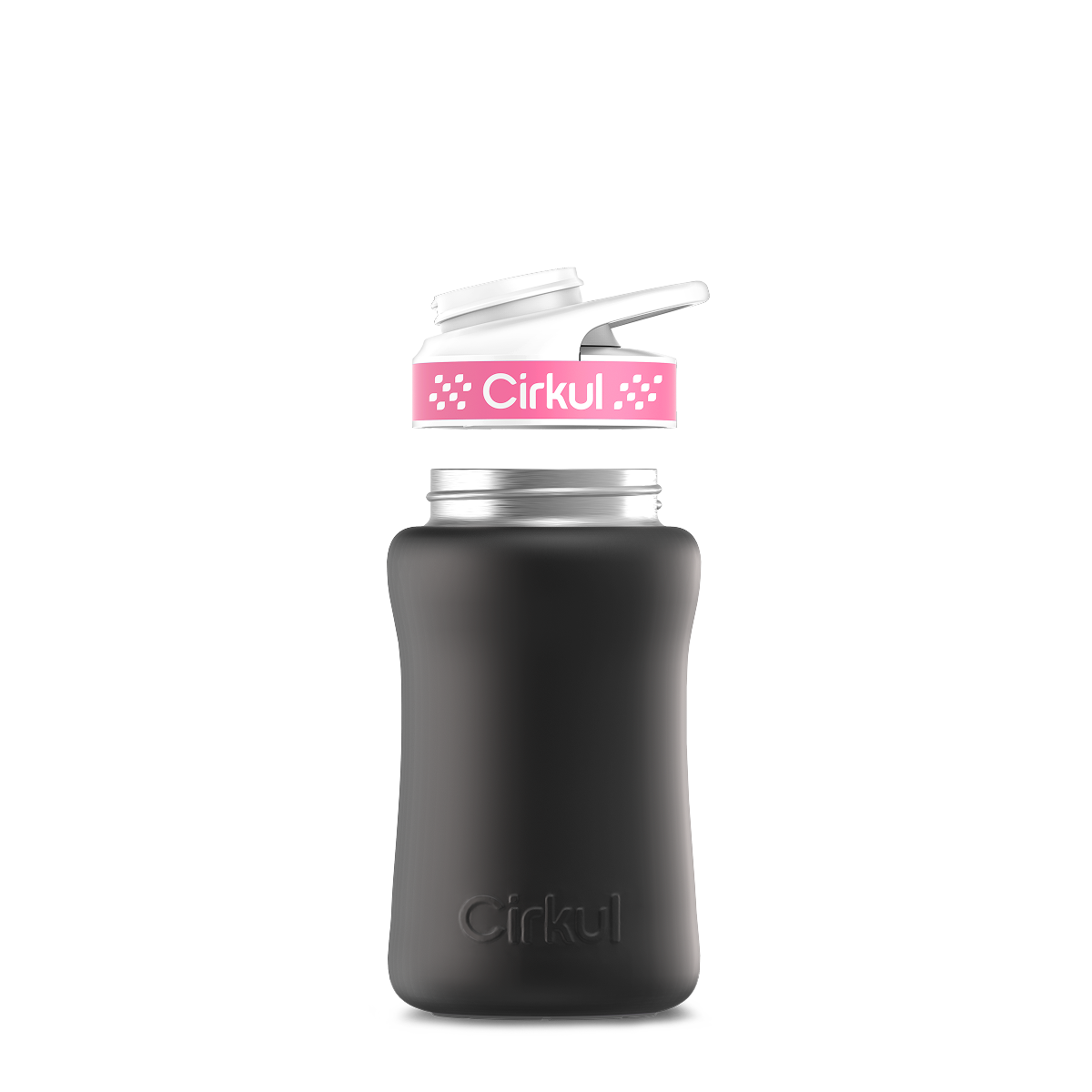 12oz. Stainless Steel Bottle & Comfort Grip Lid