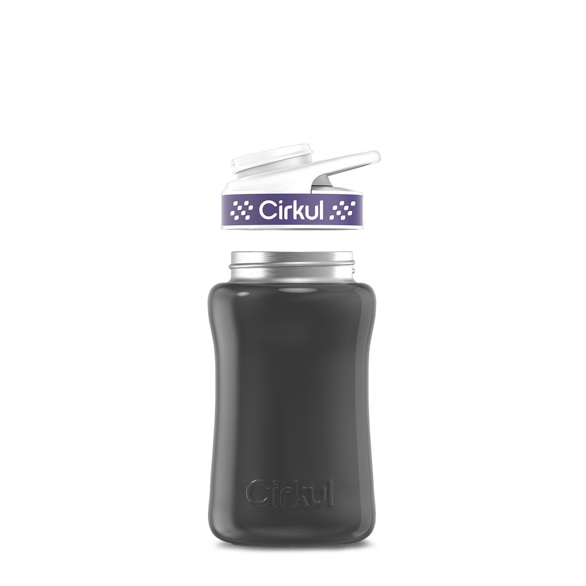 12oz. Stainless Steel Bottle & Comfort Grip Lid