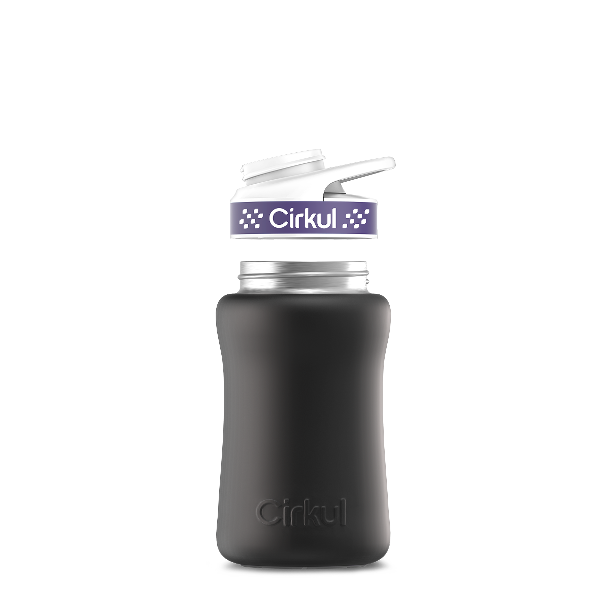 12oz. Stainless Steel Bottle & Comfort Grip Lid
