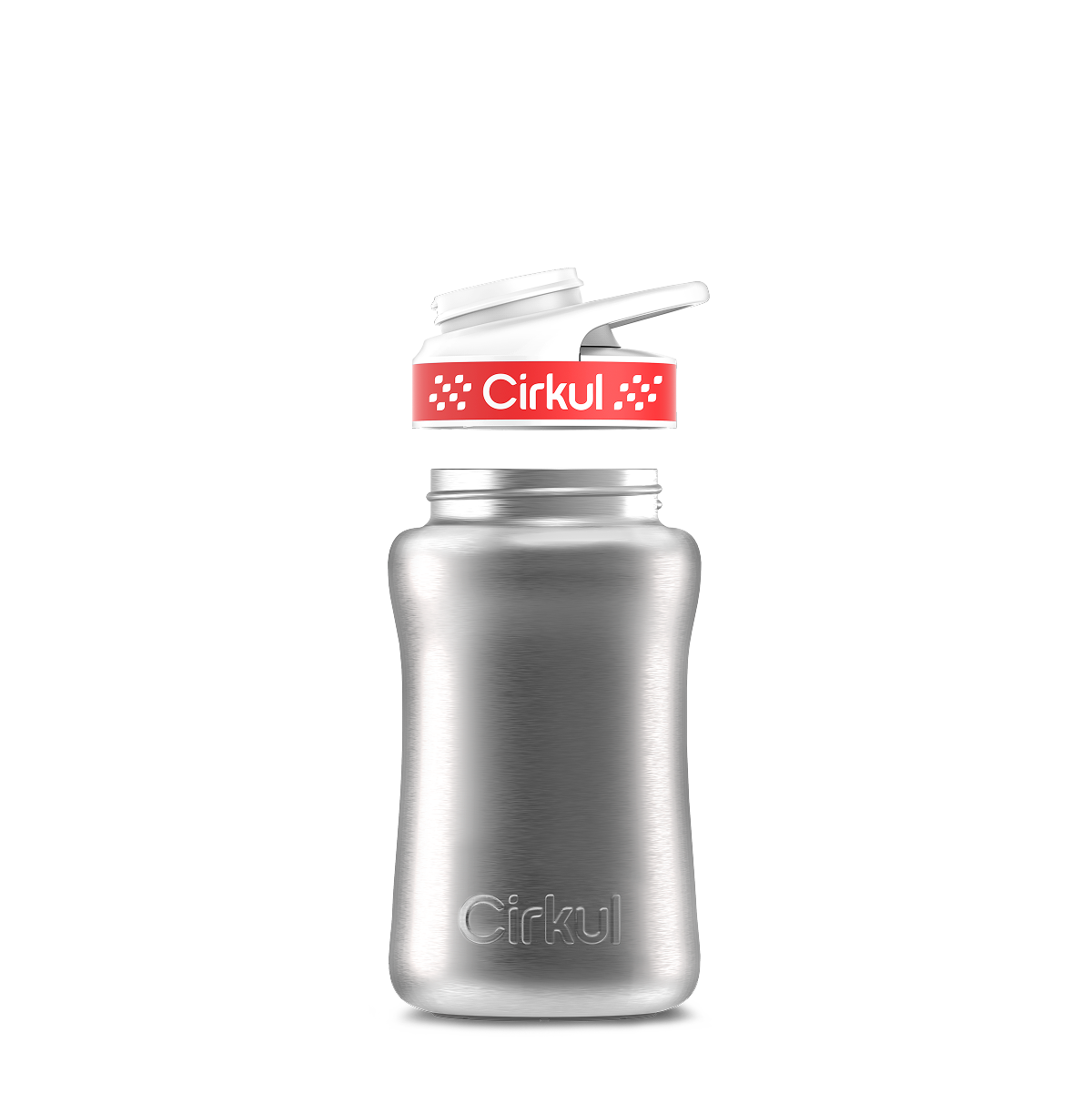 12oz. Stainless Steel Bottle & Comfort Grip Lid