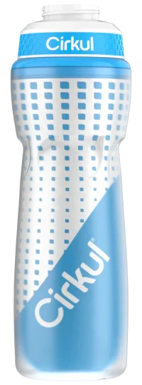 22oz. Insulated Squeeze Plastic Bottle & Sport Lid