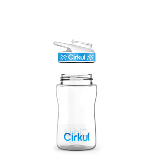 12oz. Plastic Bottle & Comfort Grip Lid