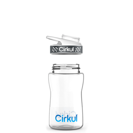12oz. Plastic Bottle & Comfort Grip Lid