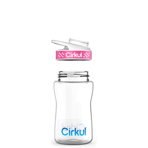 12oz. Plastic Bottle & Comfort Grip Lid