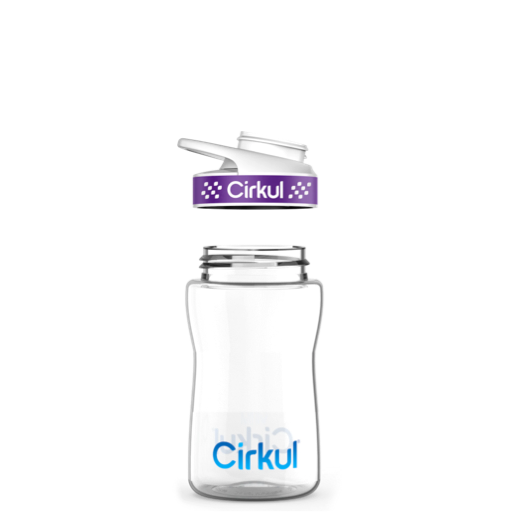 12oz. Plastic Bottle & Comfort Grip Lid